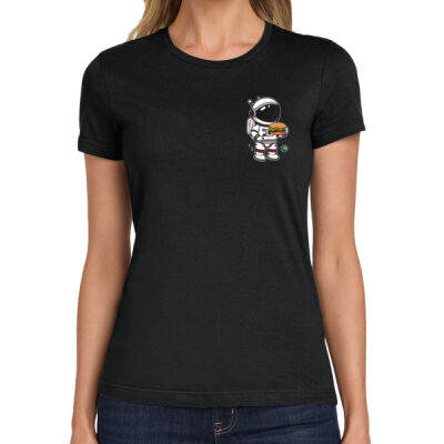Space Man Burgers - Softstyle ® Ladies T Shirt Thumbnail