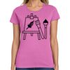 Ladies Heavy Cotton 100% Cotton T Shirt Thumbnail