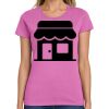 Ladies Heavy Cotton 100% Cotton T Shirt Thumbnail