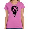 Ladies Heavy Cotton 100% Cotton T Shirt Thumbnail