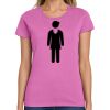 Ladies Heavy Cotton 100% Cotton T Shirt Thumbnail