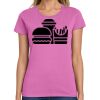 Ladies Heavy Cotton 100% Cotton T Shirt Thumbnail