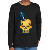 Youth Heavy Cotton 100% Cotton Long Sleeve T Shirt Thumbnail