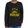 Youth Heavy Cotton 100% Cotton Long Sleeve T Shirt Thumbnail