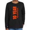 Youth Heavy Cotton 100% Cotton Long Sleeve T Shirt Thumbnail