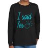 Youth Heavy Cotton 100% Cotton Long Sleeve T Shirt Thumbnail