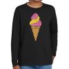 Youth Heavy Cotton 100% Cotton Long Sleeve T Shirt Thumbnail